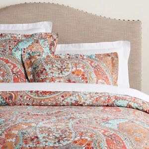 Pottery Barn organic cotton Paloma Paisley pilloe sham Standard